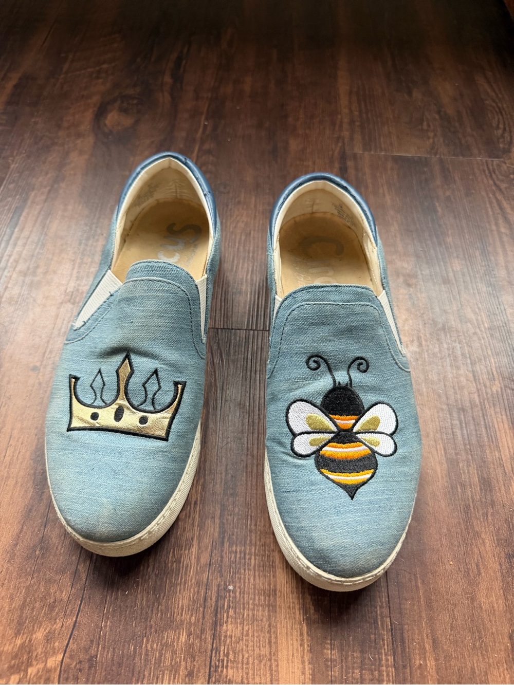 Sam Edelman Circus denim queen bee sneakers